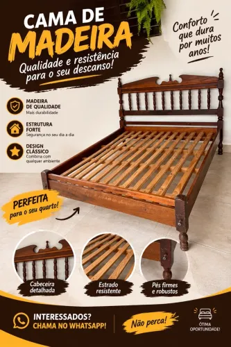 Cama de Madeira