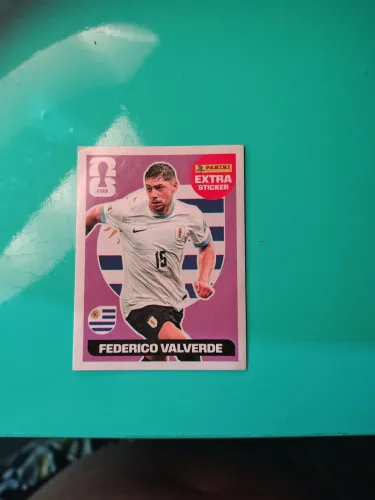 Figurinha Extra Sticker Federico Valverde - Panini Original
