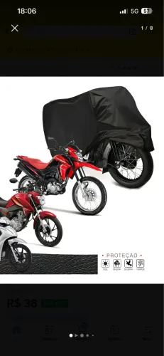 Capa de moto
