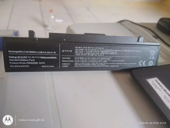 Bateria AA-PB9NS6B 11.1V e 7800mAh/86Whpara notebooks Samsung