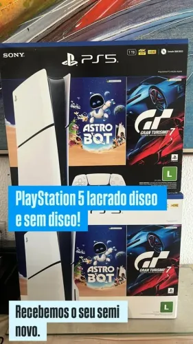 PS5 SLIM LACRADO. Recebo seu console na troca.