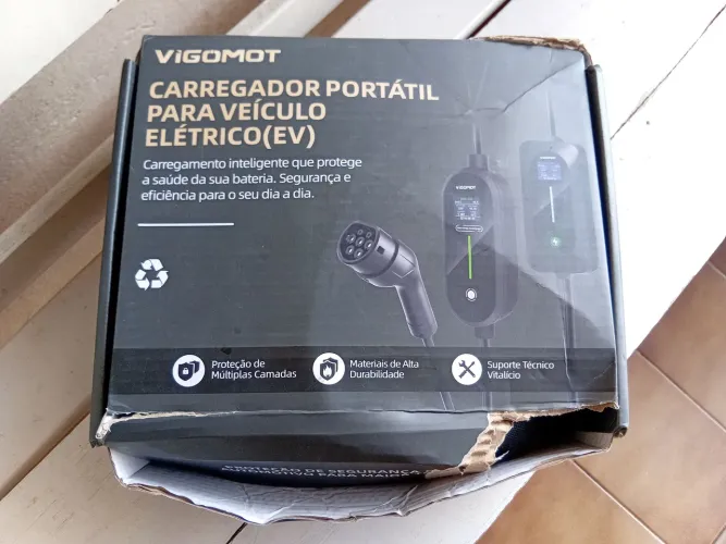 CAREEGADOR PORTATIL CARRO ELÉTRICO VIGOMOT
