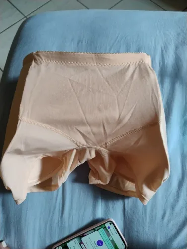 0Shorts de Cintura Alta com Almofadas Sem Costura para Aumentar o Bumbum - Lingerie