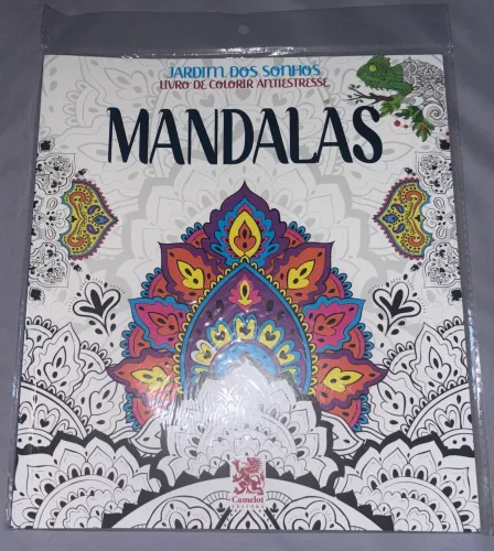 Jardim dos sonhos - mandalas - livro de colorir adulto NOVO