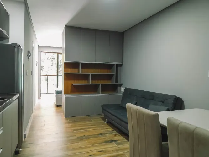 Studio montado no Cascatinha para locação