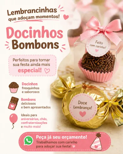 Doces para festa