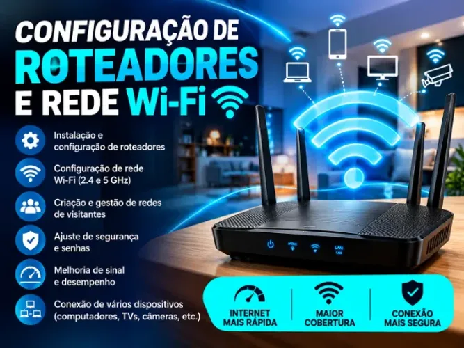 Configuração de Roteadores e Wi-Fi