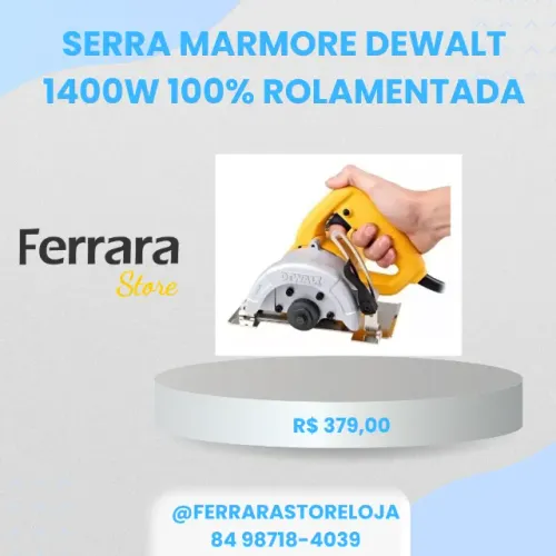Serra Mármore 125mm Dewalt 1400w 220v Dw862