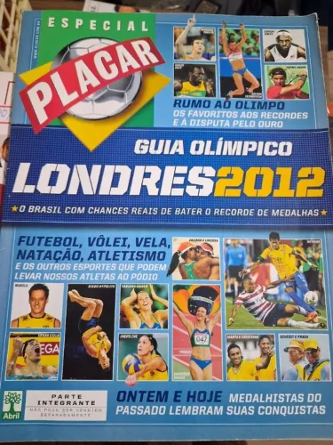 Revista guia olímpico londres 2012 placar olimpiada
