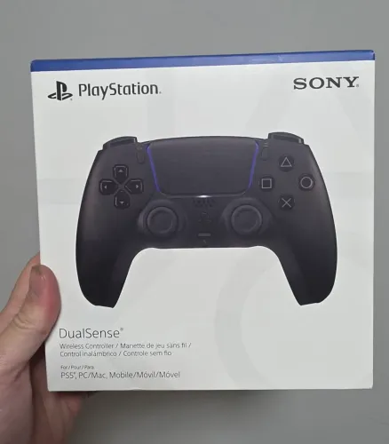Dualsense ps5 midnight black - novo lacrado