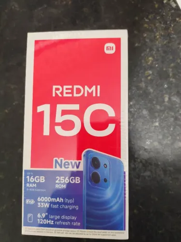 Redmi 15C 256GB / 16GB RAM (8+8GB) - Novo e Lacrado!
