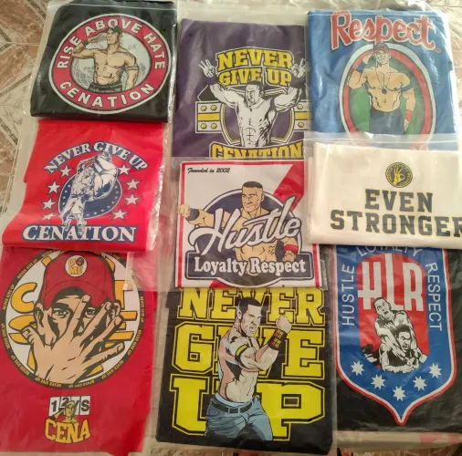 Wwe John Cena KIT 9 Camisetas