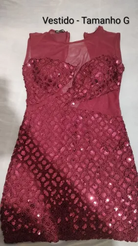 Vestido Vermelho - Tamanho G