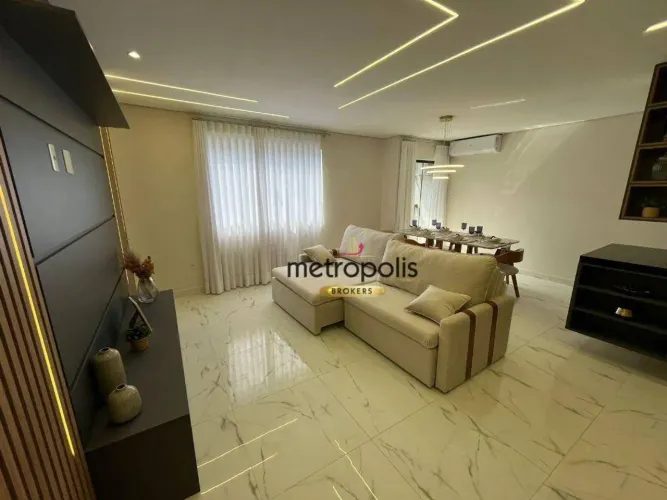 Sobrado com 3 dormitórios à venda, 150 m² por R$ 875.500,00 - Vila Camilópolis - Santo And