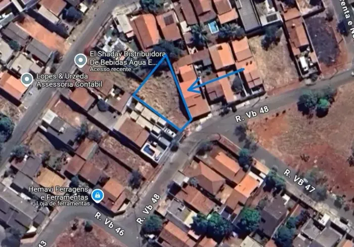 Lote Residencial Grande de 557 metros quadrados no Residencial Vereda dos Buritis em Goiân