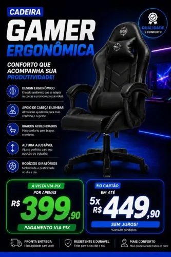 Cadeira Gamer *Nova