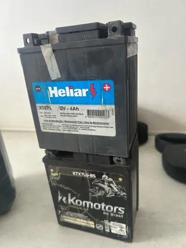 2 baterias 6amp