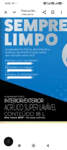 Tinta Suvinil Super Lavável 18L