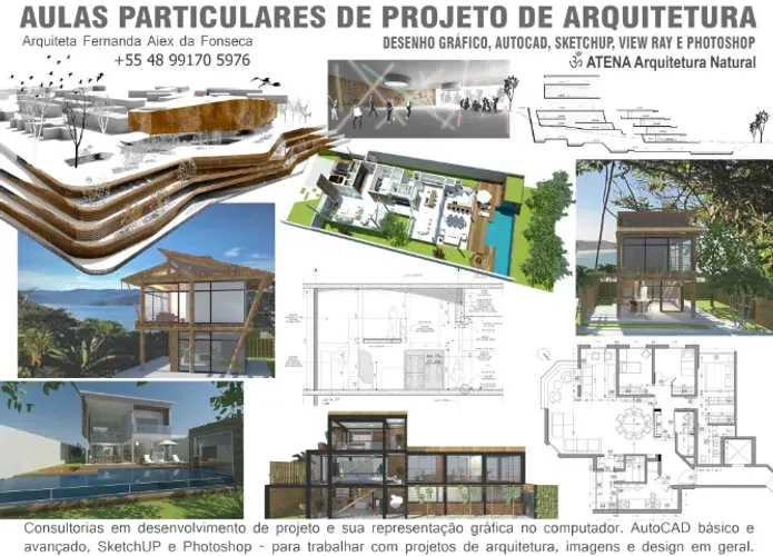 Aulas Particulares de Projeto de Arquitetura assistido e Desenho com AutoCad e SketchUp
