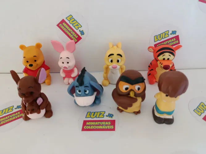 Ursinho puff - lote com 7 unidades