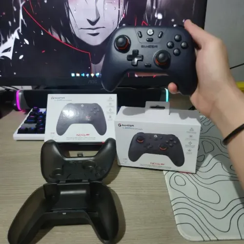 GameSir T4 Nova Lite - Controle Gamer Tri-Mode com Hall Effect