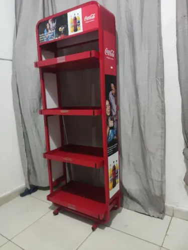 Venda rack da Coca