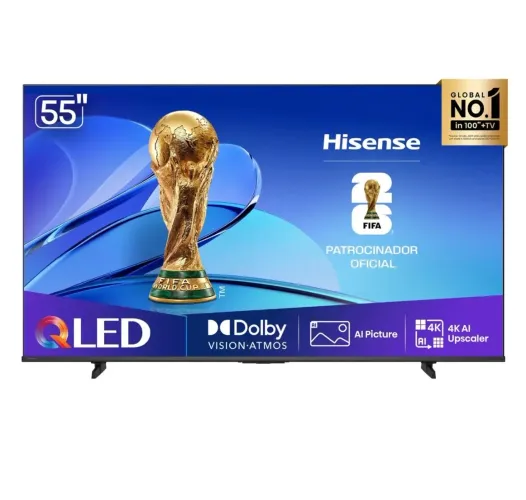 Tv Hisense 55 Polegads QLED Nova Lacrada com Garantia e NF