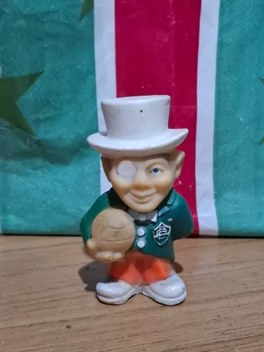 Raro Boneco Antigo Mascote Cartola Fluminense Borracha Anos 60/70