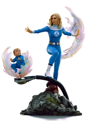 Mulher Invisível e Franklin Fantastic Four 1/10 Iron Studios