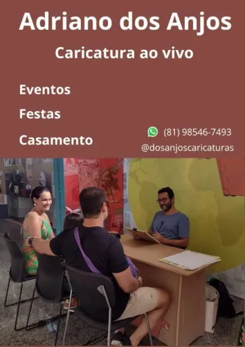 Caricatura ao vivo 