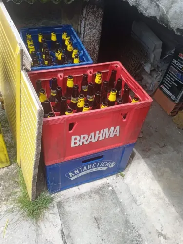 Caixa de cerveja com vasilhame