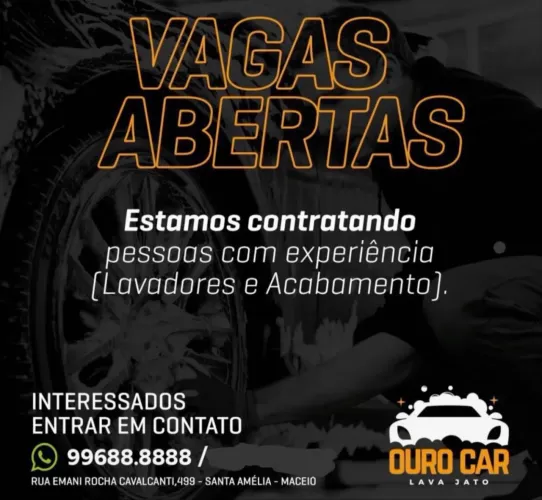 Vaga para acabamento de veículos 