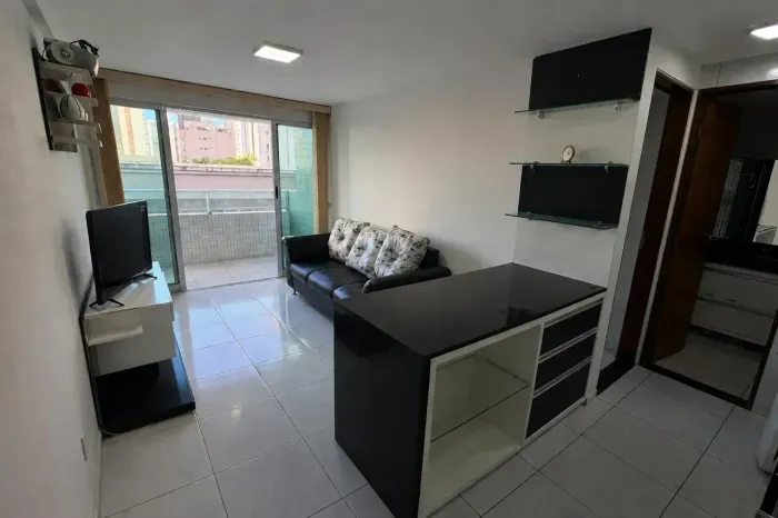 Apto Mobiliado, 1 quarto em Tambaú, próx. ao Colégio Motiva