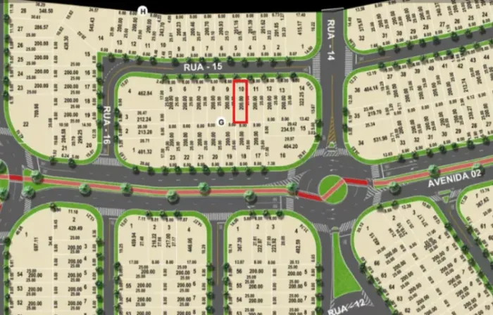 Terreno 200m² no Set Parque | 8x25 | Quadra G | Excelente Localização