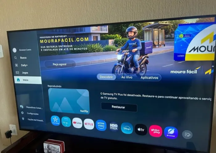 Smart tv sansung 50 polegada