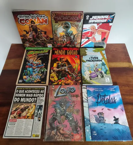 Coleção 9 HQs/ Graphic Novels Nacionais (PREÇOS INDIVIDUAIS na Descrição)