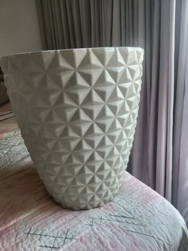 JARRO DE PLANTA DE FIBRA. 30 REAIS