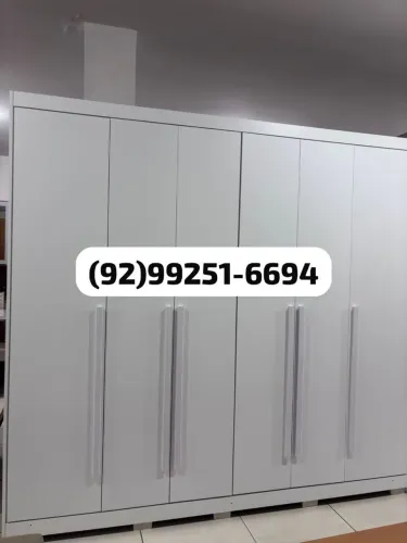 guarda roupa casal 6 portas em mdf