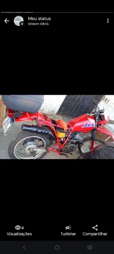 Linda moto XLX 250cc, raridade