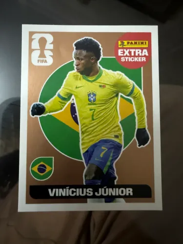 Figurinha legend bronze Vini Júnior