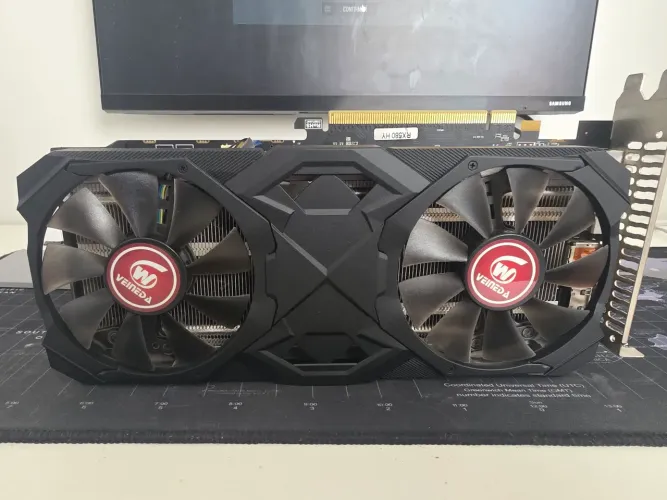 PLACA DE VIDEO RX580, 8GB, DDR5. FUNCIONANDO 100%.