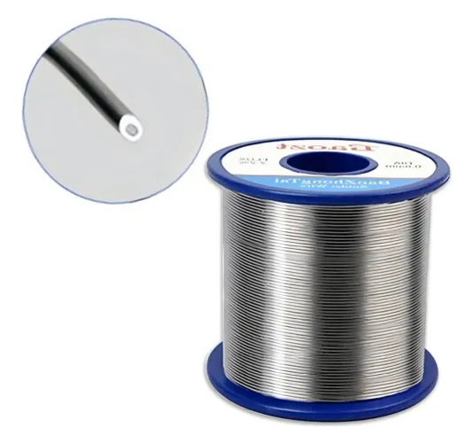 Solda Estanho 1mm 60x40 (snxpb) C/ Fluxo Peça 500g
