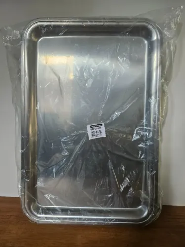 Bandeja Retangular Tramontina Buena Inox 49x33cm (Nova/Lacrada)