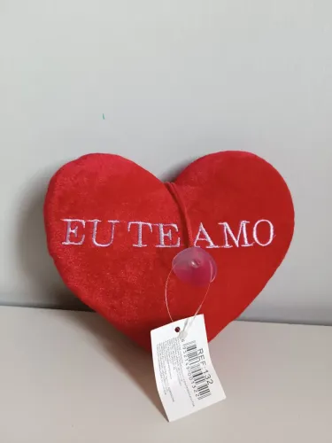 Almofada coração c/ventosa 