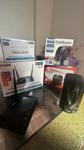 Kit Informática D-Link + Estabilizadores SMS e Force Line -