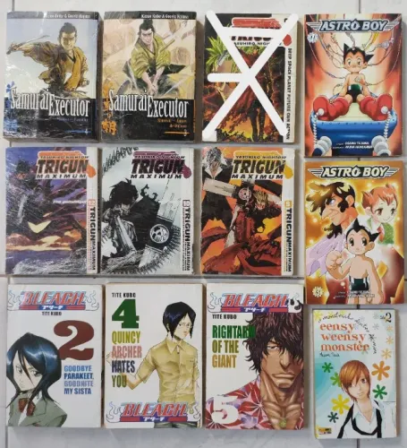 Mangás: Trigun, Bleach, Eensy Weensy Monster, Samurai Executor, Astro Boy