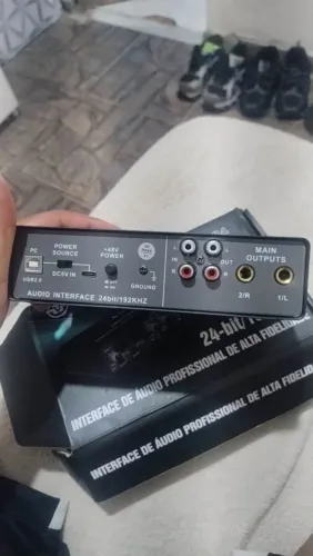 Interface de Áudio Teyun Q-24 - 2 Canais, 24-bit/192kHz (Perfeito Estado)