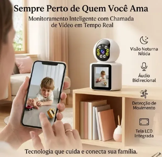 Camara de monitoramento para criança