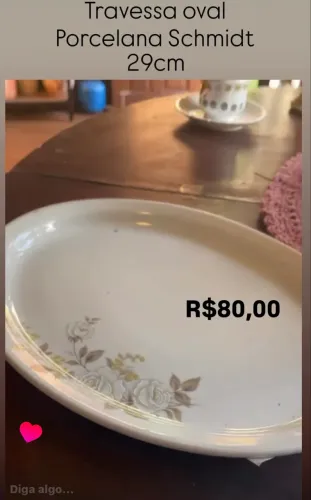 Antiguidades em porcelana
