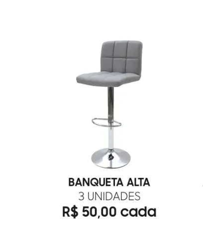 BANQUETA ALTA 3 UND